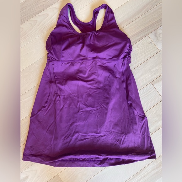 Purple Lululemon workout shirt - Picture 1 of 4